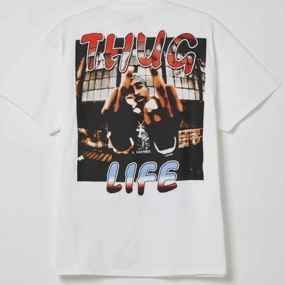 NWOT Urban Outfitters Tupac Thug Life Tee Size Large